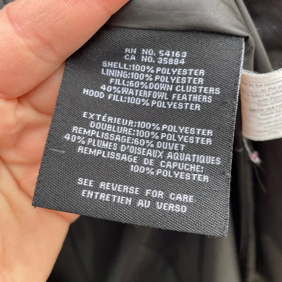 Cole Haan  Bib Insert Down & Feather Fill Coat, size XS - Picture 11 of 11